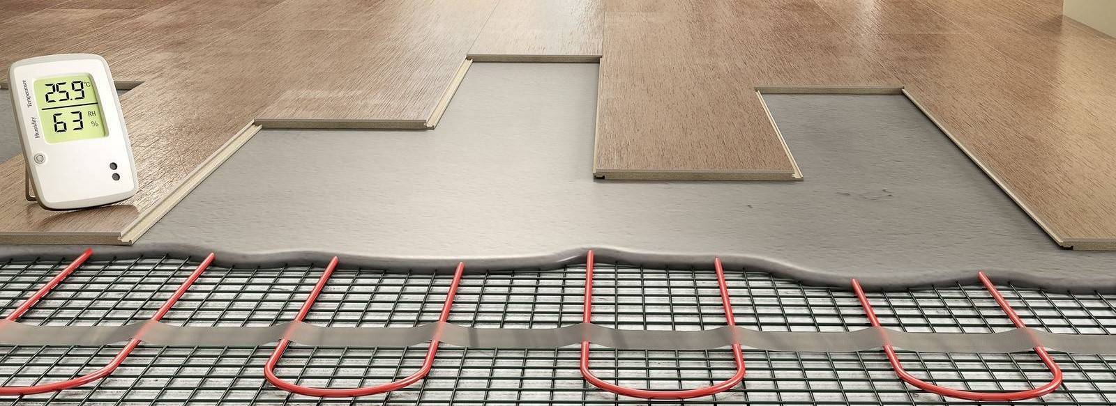 Installation de plancher chauffant chez les particuliers sur le Bassin d'Arcachon